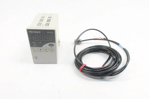 Keyence Eddy Current Sensor EX-V02 and cable, precision measurement tool for gap and deflection tracking, brand new condition