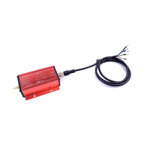 No Touch Eddy Current Displacement Sensor with Inductive Measurement for Shaft Vibration Range Detection in stainless steel housing.