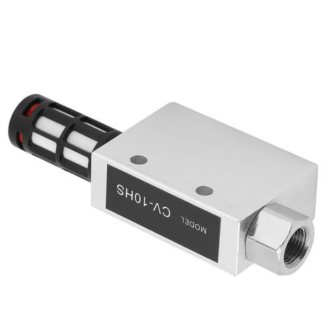 High Efficiency Vacuum Generator For Pneumatic Systems With Aluminum Alloy Body, 1mm Nozzle Diameter, side view of unit.