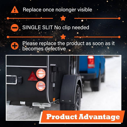 Trailer with 12 Inch Electric Trailer Brake Magnet Kit for 12x2 Trailer Brake Assembly, fits 5200 to 7000 lbs, shown on snowy road