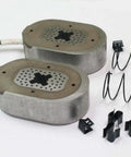 Two Pack 12 Inch Electric Trailer Brake Magnet Replacement Kits For Standard 12x2 Inch Brakes, Fits Most 5200 To 7000 Lb Trailer Axles