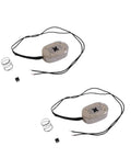 Two 12 Inch Electric Trailer Brake Magnet Replacement Kit for 7K Brake Assemblies with wires, springs, and retainer clips.