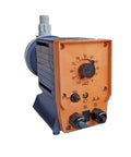 Front view of Conc1001 Series Electromagnetic Diaphragm Metering Pump for precise liquid flow control, featuring an adjustable dial.