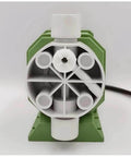 Front view of Diaphragm Metering Pump 220V Electromagnetic Dosing For Acid And Alkali Solutions With Digital Frequency Display Manual And Automatic Control 15.2L Stroke 1.8 Bar Pressure Pro Grade