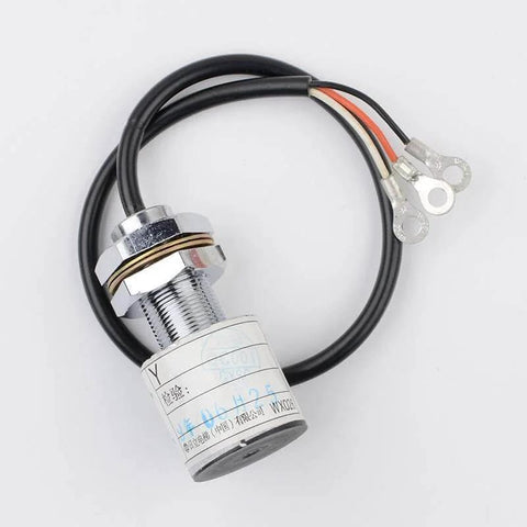 DW01 Car Bottom Weighing Eddy Current Sensor Kit For Elevator Systems, featuring sensor with wiring for precision load monitoring.