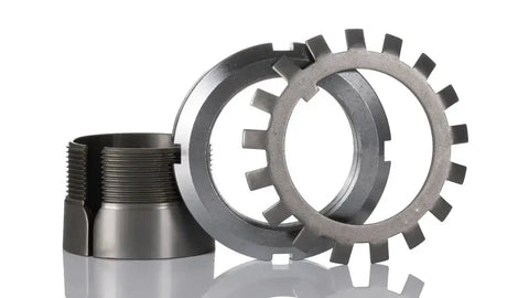 H2318 Bearing Adapter Sleeve with Lock Nut & Washer components including a lock nut and lock washer.