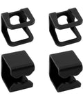 4-Piece Floor Jack Clamp Set With Ring Claw Clamps, durable metal accessory for 2-ton jacks, showing 8mm and 6mm size options.
