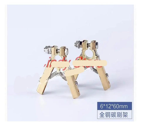 Four Way Collector Ring Assembly Slip Ring Kit with Copper Carbon Brush Bracket and Return Ring Copper Ring 40x78x90mm on display