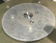 63" Tempered Glass Turntable with Aluminum Bearing