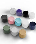 Rotary Knob Upgrade for GMMK keyboards in liquid gold metal finish with tool free installation, various color options shown