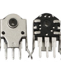 5 Pack Mouse Encoder Switch Kit For 9mm Wheel Encoders, black silver, durable plastic metal build, compact 17x11x6mm size