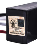 Go-To Thermal Dusk To Dawn Photocell Sensor Switch For Outdoor Lighting, wire in photoelectric control, black housing