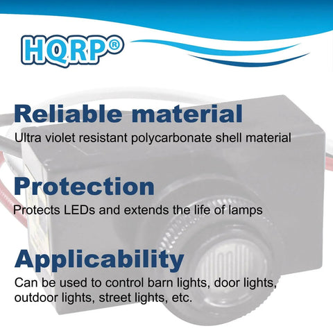 Go-To Thermal Dusk To Dawn Photocell Sensor Switch For Outdoor Lighting, material highlights and applications.