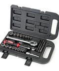 55-Piece Auto Repair Socket And Bit Set For Home, Car, And DIY Projects With Spark Plug Socket, Adapters, Bit Handle, All-In-One Toolkit