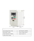 220V frequency drive for Beefy 2.2kW ER20 Air Cooled Spindle Kit With Four Ceramic Bearings CNC router integration