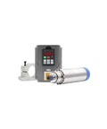 Heavy Duty ER16 Spindle Motor Kit 65x258mm with air cooling, 4 bearings, frequency drive, holder, 1500 RPM, water cooling for CNC machines