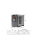 Frequency drive for Heavy Duty ER16 Spindle Motor Kit 65x258mm With Air Cooling, 4 Bearings, and Water Cooling for quieter operation