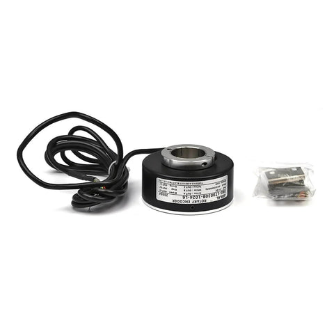 Workhorse Photoelectric Incremental Rotary Encoder 100 To 5000 PPR With 1024 PPR Option Through Hole Shaft 30 35 38 40 45 Mm