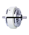 Magnetic Particle Clutch Dual Shaft With Magnetic Powder Brake 24V For Printing Bag Making and Industrial Projects