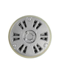 Top view of Heavy Duty Magnetic Particle Brake 20 Kg Load 24V Tension Controller FZ200A1 Style showing alloy construction for heat dissipation.