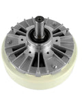 Magnetic Particle Brake FZ12A-1 1.2 Kg 24V Heavy Duty Industrial Brake, silver and white, top view, smooth braking for equipment