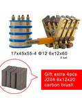Two To Four Way Slip Ring Assembly With 20mm Or 25mm Shaft Diameter Rotary Connector And Carbon Brush Holder for Wiper Motors
