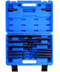 Pro Grade Snap Ring Pliers Set With Internal And External Circlip Pliers in a blue storage case