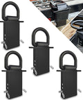 4-Piece 18,000-Lb Heavy-Duty Removable D Ring Stake Pocket Tie-Down Kit For Utility Trailers And Flatbeds with installed views