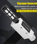 Vacuum Generator With Silencer And Aluminum Alloy Valve, model CV-20HS, high negative pressure, industrial design