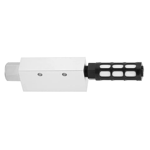 Side view of High Efficiency Pneumatic Vacuum Ejector CV 20HS Aluminum Alloy Vacuum Generator for industrial systems, compact design
