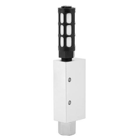 High Efficiency Pneumatic Vacuum Ejector CV 20HS Aluminum Alloy Vacuum Generator For Industrial Systems, side view