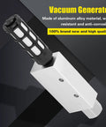High Efficiency Pneumatic Vacuum Ejector CV 20HS Aluminum Alloy Vacuum Generator For Industrial Systems
