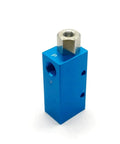 Blue Workhorse Vacuum Generator For Pneumatic Systems High Efficiency Air Ejector With Negative Control Valve Model 20HS side view