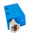 Blue Workhorse Vacuum Generator For Pneumatic Systems High Efficiency Air Ejector With Negative Control Valve Model 20HS close-up