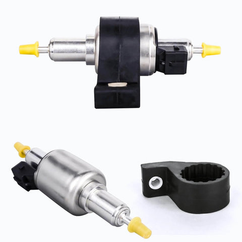 Beefy 12V Diesel Fuel Metering Pump With 150 L/H At 80 PSI, 8Mm Inlet/Outlet, CNC Aluminum Housing, PTFE Diaphragm