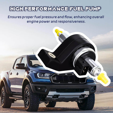 Beefy 12V Diesel Fuel Metering Pump With 150 L/H At 80 PSI, 8Mm Inlet/Outlet, CNC Aluminum Housing, shown with truck