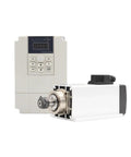 3.5kW ER20 Air Cooled Spindle Motor For CNC Machines 220V 380V Dual Voltage with control panel front view