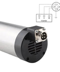 Air Cooled Milling Spindle 1.5KW 220V 24000 RPM ER16 80mm Shaft connector details