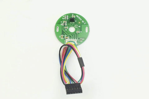 775 Size Permanent Magnet DC Motor With AB Phase Hall Encoder showing wiring and circuit board for high precision positioning