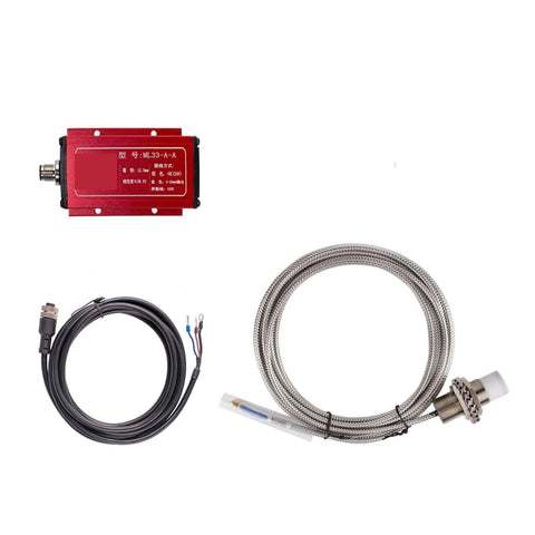 Eddy Current Displacement Sensor 25mm Non Contact Top Notch High Precision Pro Grade ML33-A-A with cable and housing