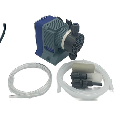 Beefy Heavy Duty High Pressure Diaphragm Metering Chlorine Water Pump For Chemical Feed 19 Gallons Per Day 220 PSI with accessories