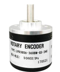 Front view of Rotary Encoder LPD3806-360BM-G5-24C for CNC machines and robotics, high resolution, rugged and smooth operation