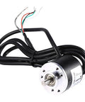 Ultra-Precise 600 Ppr Incremental Rotary Encoder 5V-24V AB Two-Phase Optical Shaft Encoder 6mm Shaft with cable view