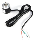 600PPR Photoelectric Incremental Rotary Encoder With 5V To 24V Wide Voltage AB Two Phase 6mm Shaft High Resolution Magnetoelectric Sensor.