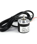 600PPR Photoelectric Incremental Rotary Encoder With 5V To 24V Wide Voltage AB Two Phase 6mm Shaft for CNC and robotics.