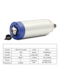 CNC Milling Spindle 1.5kW ER16 Water Cooled 0-24000 RPM 400Hz High Speed Spindle With 4 Bearings shown with specifications chart