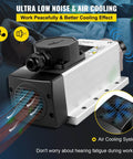 2.2KW CNC Spindle Motor With ER20 Collet Square Air Cooled High Speed CNC Router Spindle shown with air cooling system