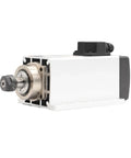 3.5kW ER20 CNC Spindle Motor Air Cooled 220V/380V Four Bearings With 0.01mm Runout High Speed Angular Contact Axial Preload Live Spindle