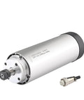 High Speed CNC Spindle Motor Air Cooled 800W 1.5KW 2.2KW With Four Bearings 220V Live Spindle Axial Preload