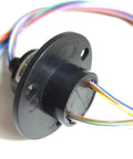 High Speed Ball Conductive Slip Ring 12 Wire 2A Collector Ring with colorful wires, black assembly, for rotating joints